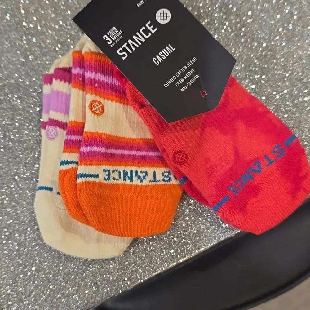 Stance Baby‎ Dye Namic Crew Socks- 3PK